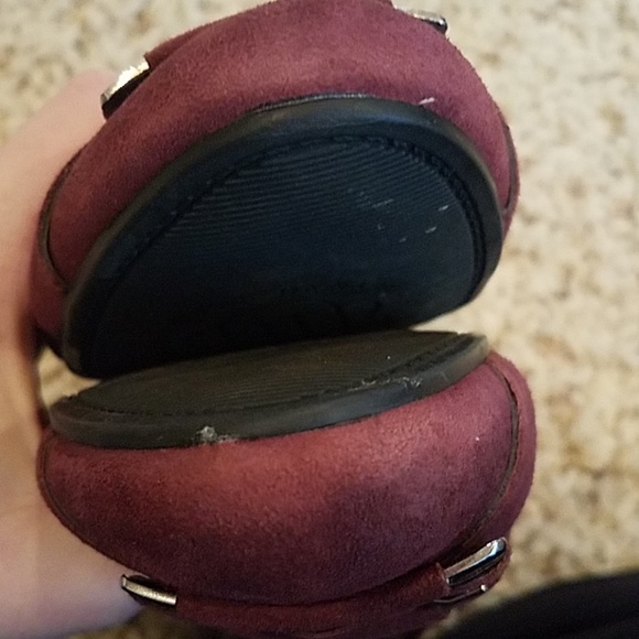 💕 Maroon Dana Buchman Alexandria Wedges - Picture 8 of 8